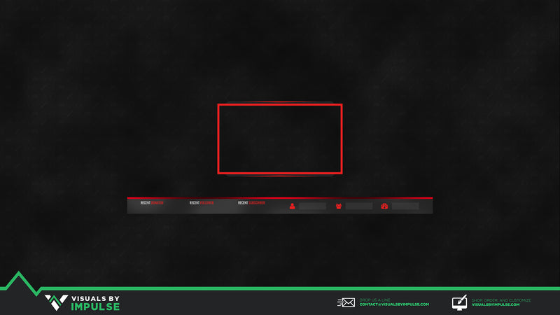 Red Death Twitch Overlay - Visuals by Impulse