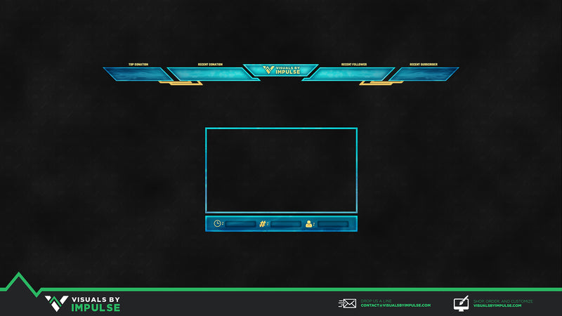 Poseidon Twitch Overlay - Visuals by Impulse