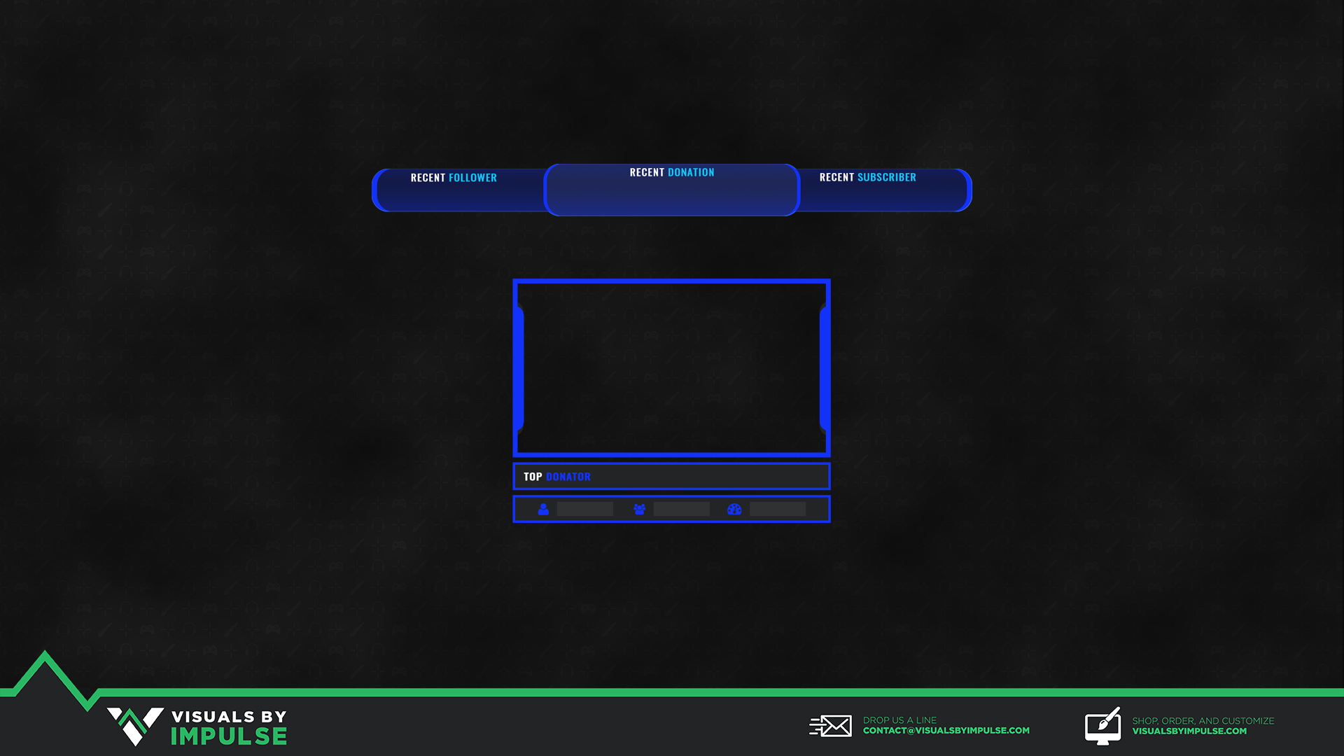 Free Twitch Stream Overlay | Visuals by Impulse