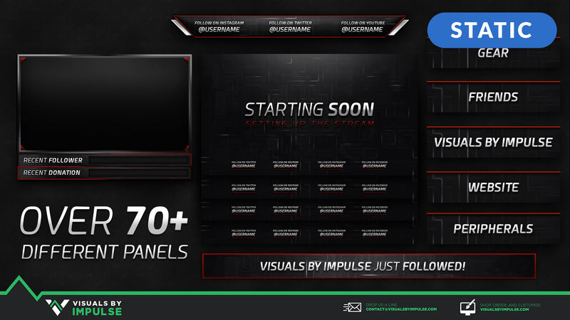 Prime Stream Package - Visuals by Impulse