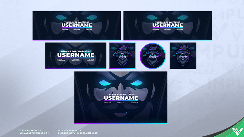 Mana Animated Stream Package - Visuals by Impulse