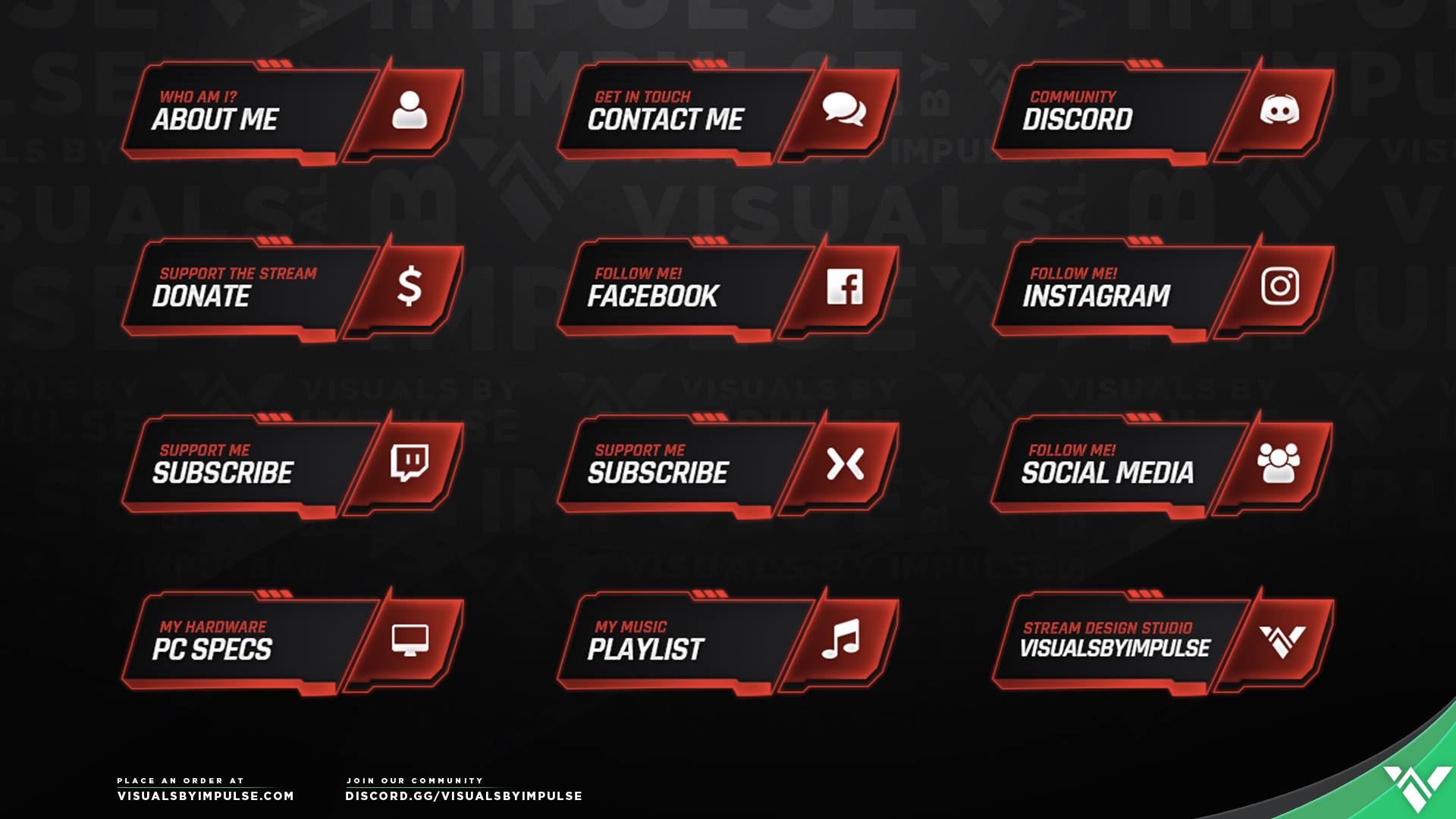 twitch panels free