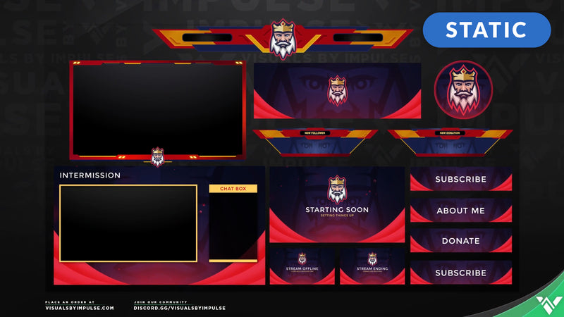 Regal Animated Stream Package - Visuals by Impulse