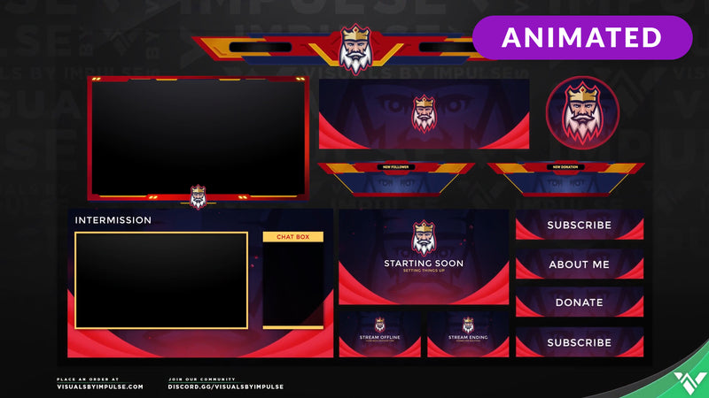 Regal Animated Stream Package - Visuals by Impulse