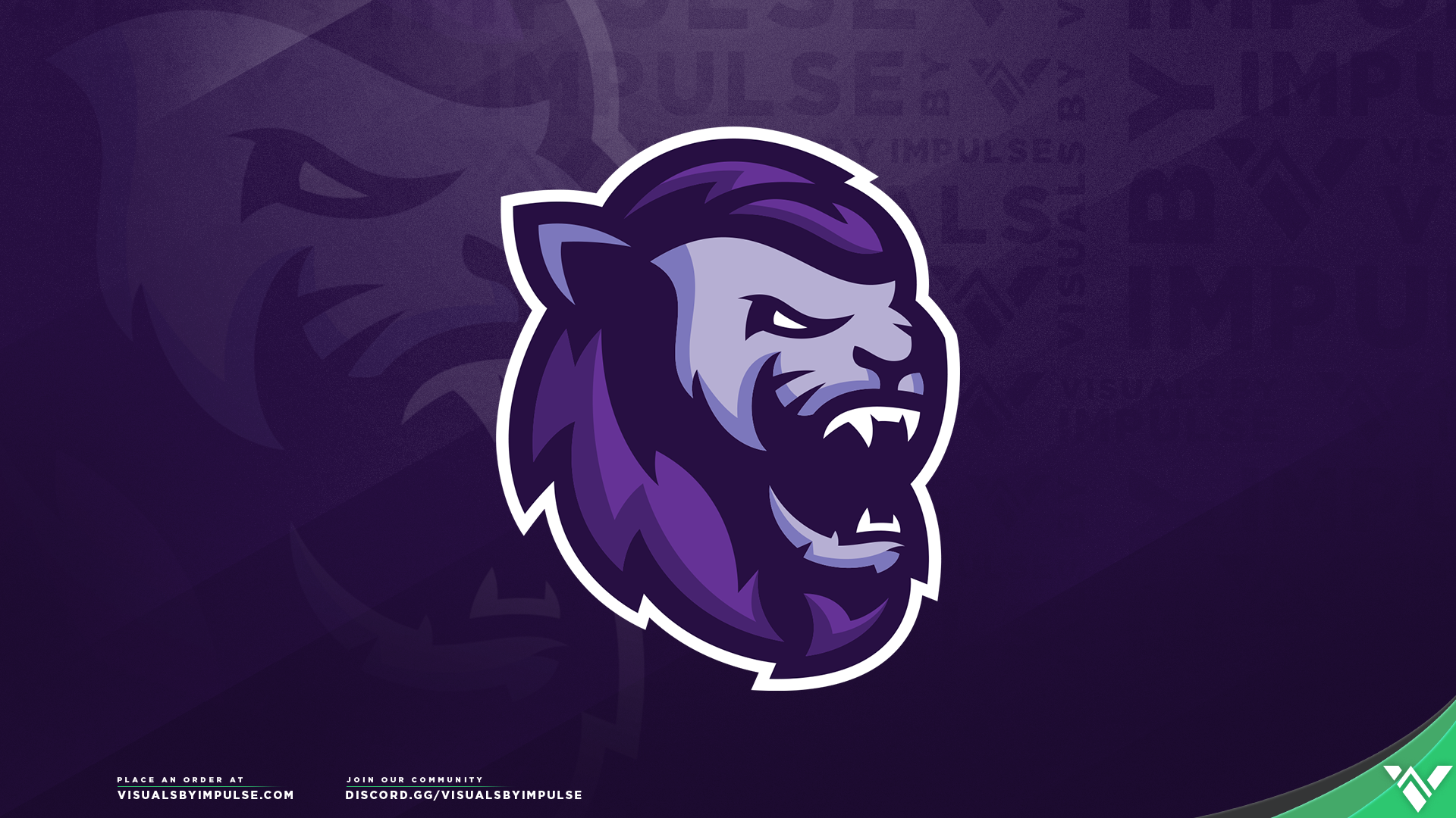 'Royal Lion' Stream Mascot: Logo Branding for Twitch + Mixer Streamers