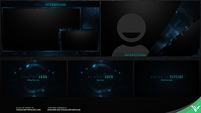 Kraken Animated Stream Package - Visuals by Impulse