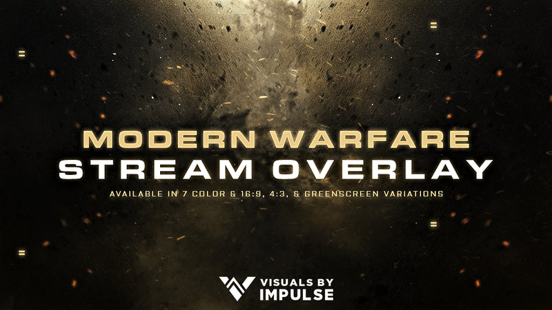 Modern Warfare Overlay Stream Overlay