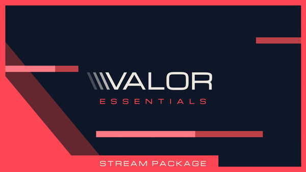 Valor Essentials | FREE Valorant Stream Overlays | Twitch, YouTube...