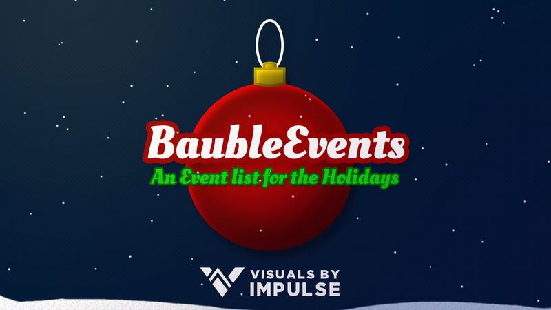 Bauble Events Animated Event List Stream Alerts