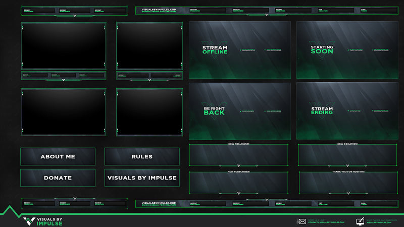 Free Animated Stream Package - Visuals by Impulse