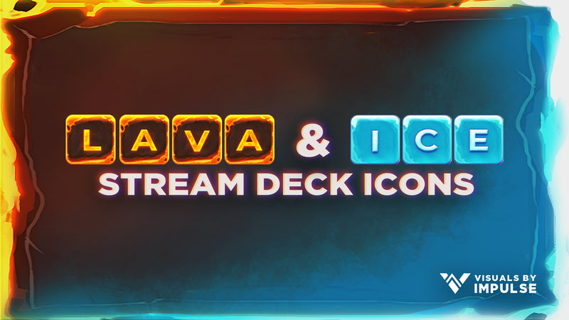 Lava & Ice Stream Deck Icons - Visuals by Impulse