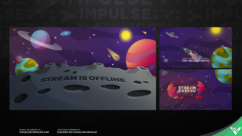 Cosmos Stream Package - Visuals by Impulse