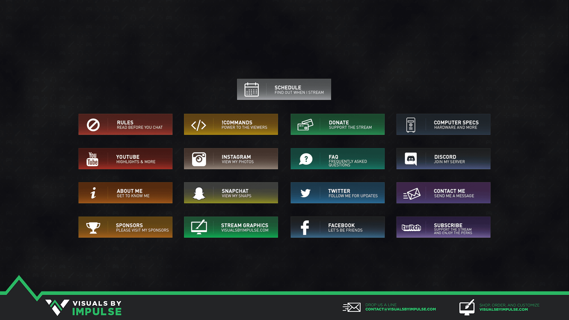 how to make twitch panels