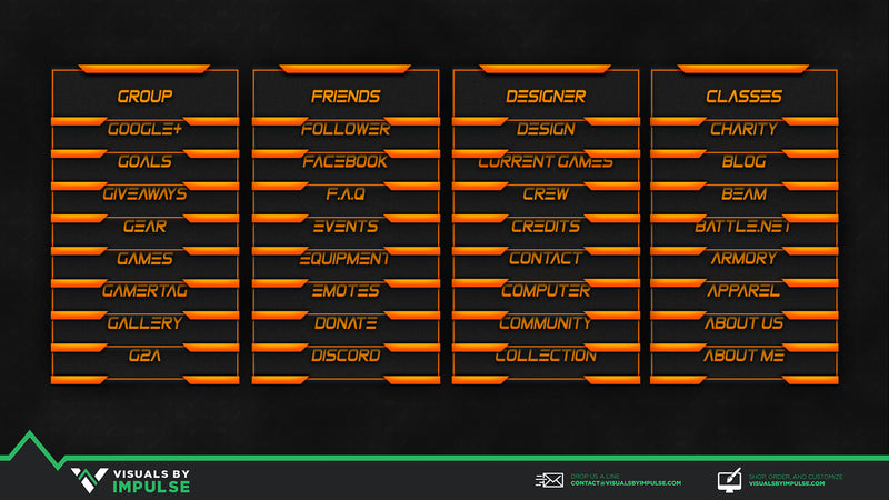 Fire Twitch Panels - Visuals by Impulse