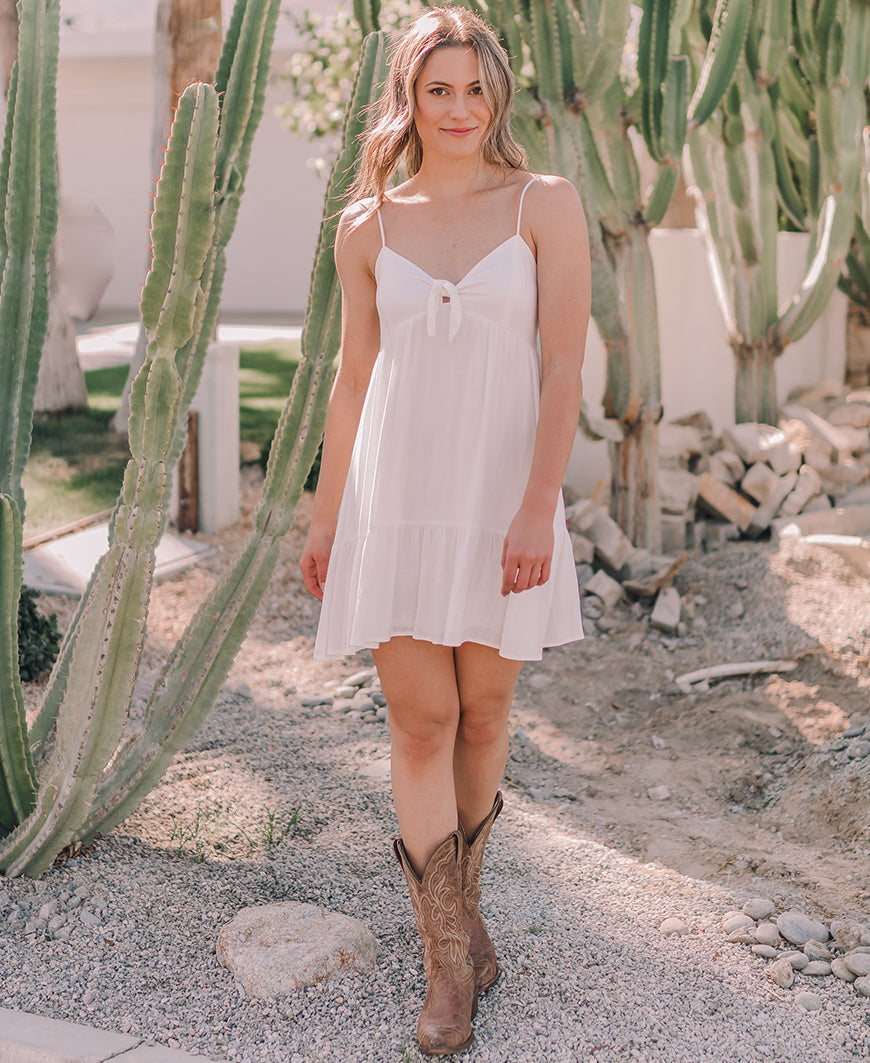 boots with white dress