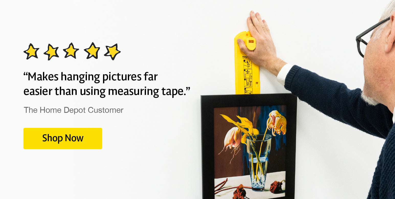 Customer review for Hang & Level™ the picture hanging tool that marks exactly where to put the nail