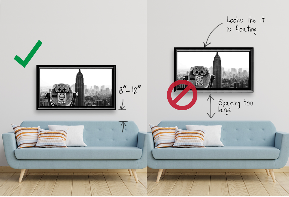 How to pick wall art that's the right size for your space