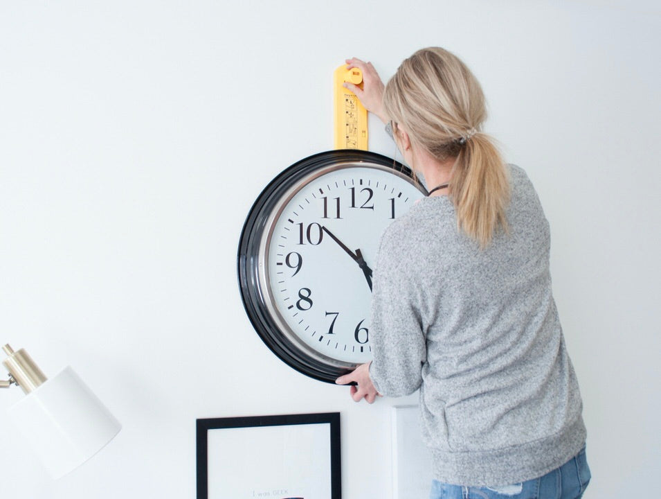 Using Hang & Level to hang a large clock