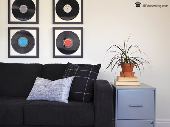 Decorate With Your Old Media  Vinyl room, Record wall decor