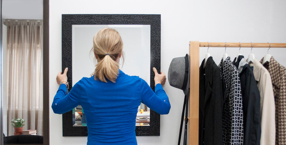 How to hang a heavy mirror | UTR Decorating