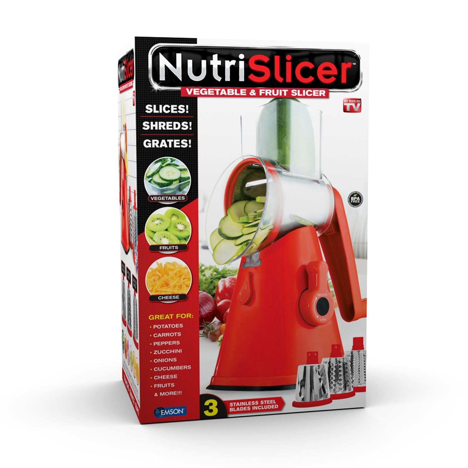 nutrislicer vegetable and fruit slicer