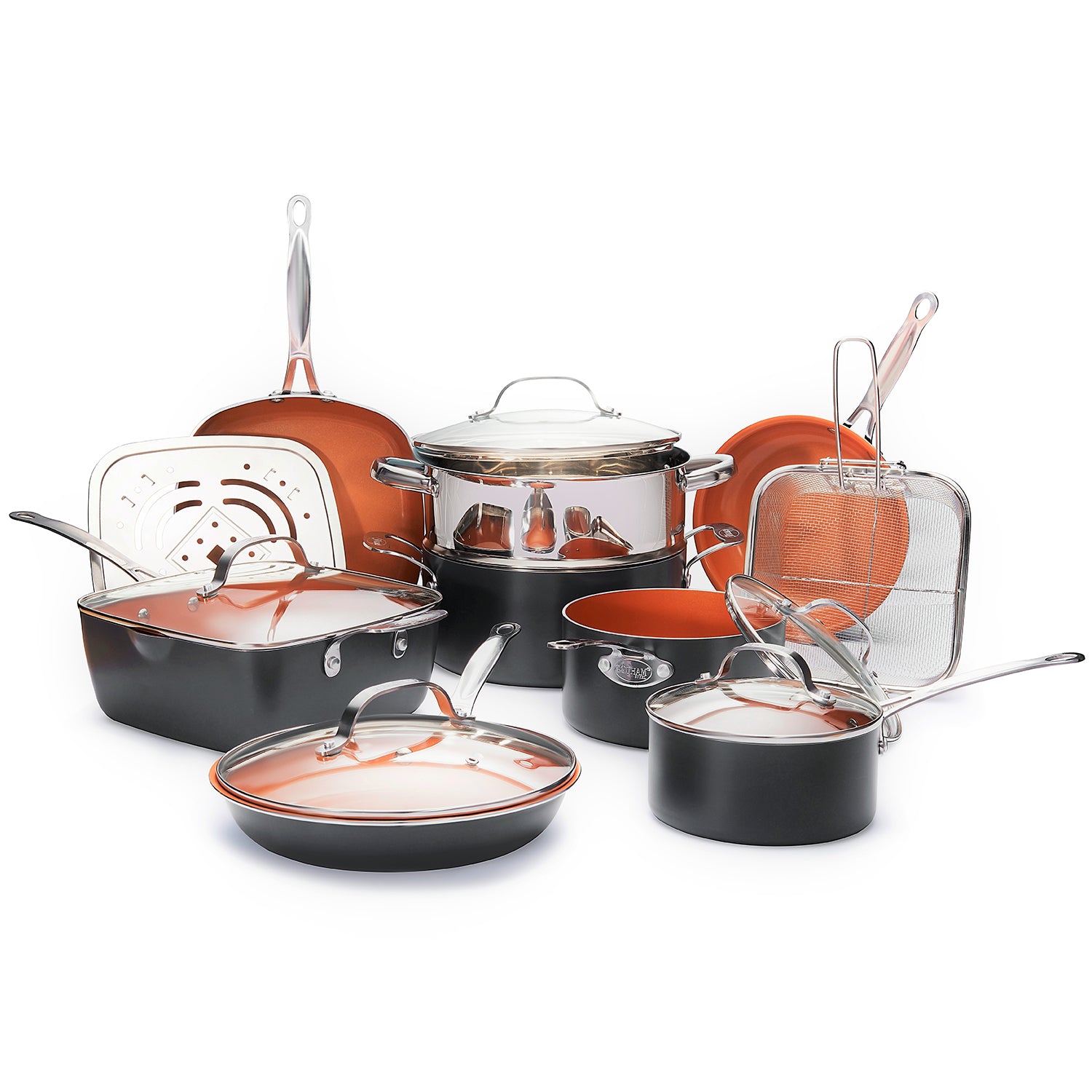 Gotham Steel Cookware 15Piece Set Clever Built