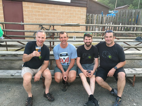 Dave, Gary, Andrew and Stuart all finished the Mohican 100