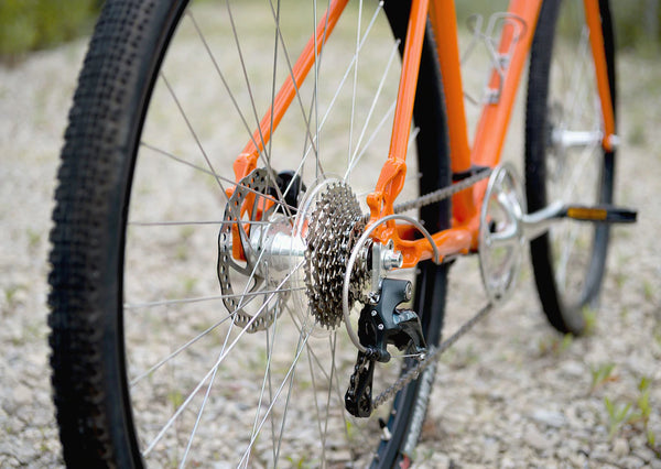 A clean drive train with fresh tires