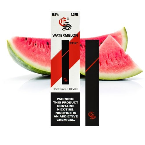 Watermelon Stik Disposable Vapes 6 8 Salt Nic Eon Smoke Pods