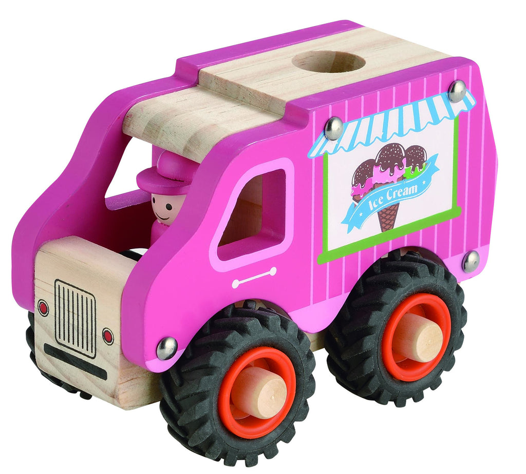 wooden ice cream truck toy