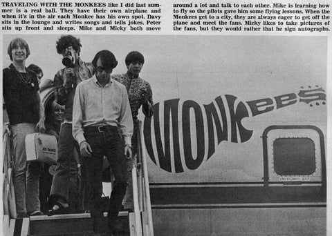 The Monkees tour plane