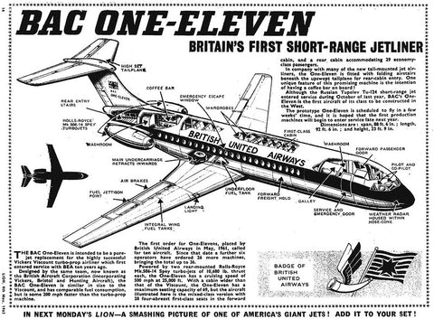 BAC one eleven PlaneTags