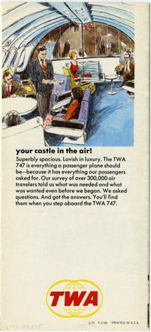 TWA 747: Your Castle In The Air - MotoArt PlaneTags