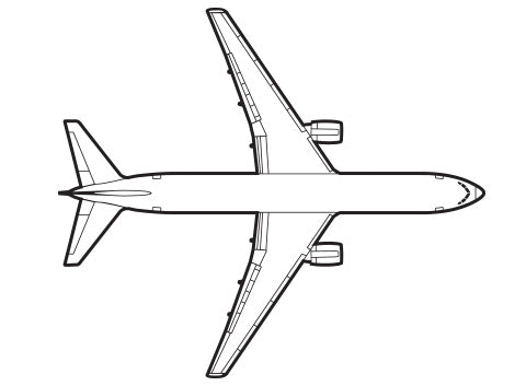 ボーイング 767-300ER 飛行機タグ