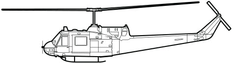 UH-1F 飛行機タグ