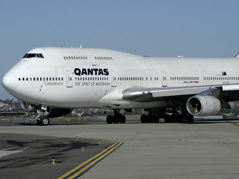 カンタス航空747便のお別れ