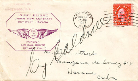 First Pan Am Airmail