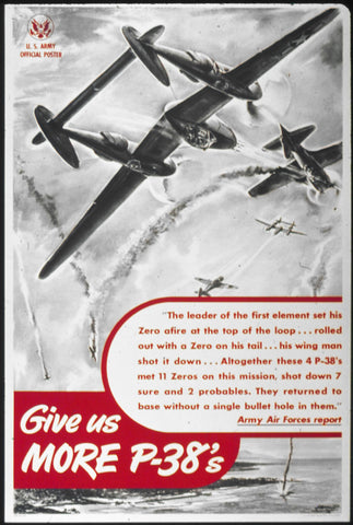 P-38 Lightning ad