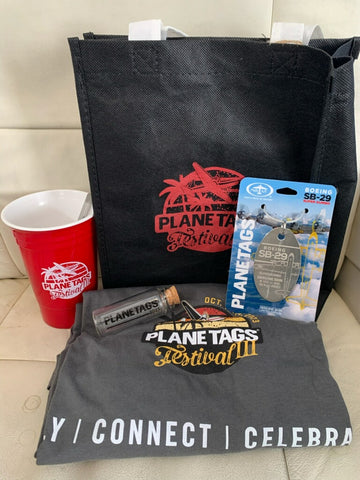 PlaneTags フェスティバルの記念品バッグ