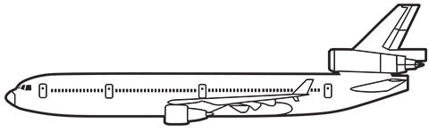 MD-11F 飛行機タグ