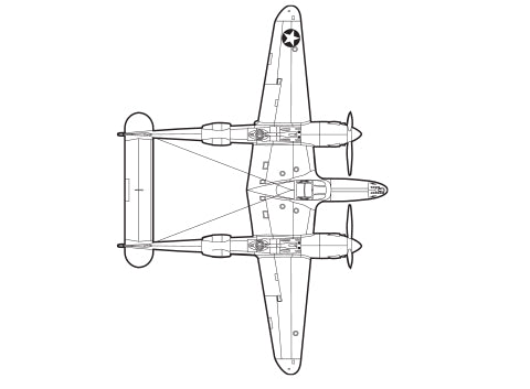 P38 Drawing