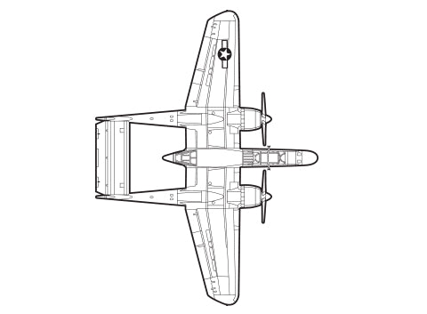 P-61 ブラック・ウィドウ・プレーン・タグ