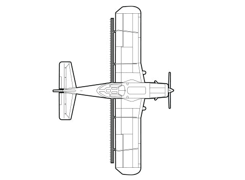Piper PA 36 drawing