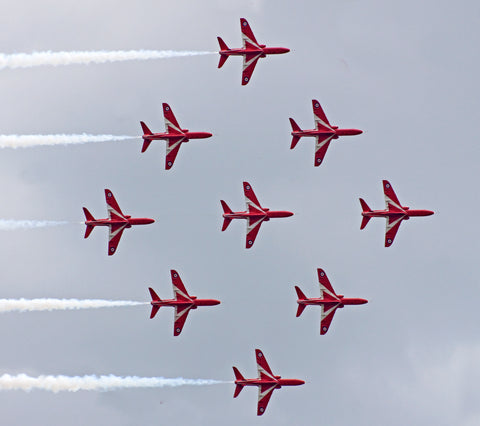 Red Arrows Diamond Nine