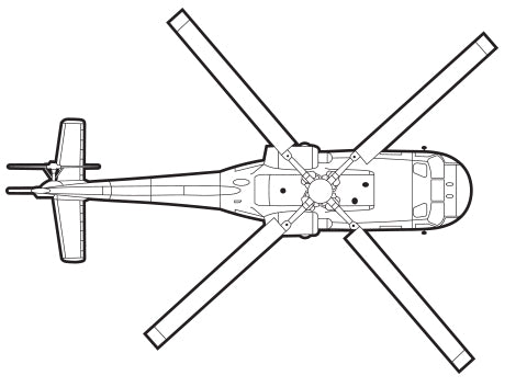 Boeing Vertol YUH-61 drawing
