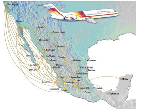 Aero California routes