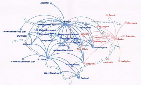 Britt Airways routes