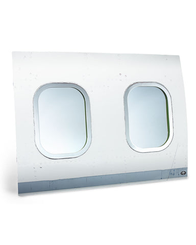 double fuselage window mirror