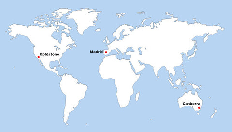 deep space network antennae location