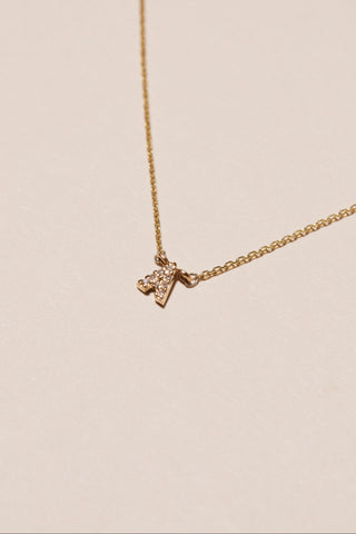 Diamond Initial Necklace — EF Collection®